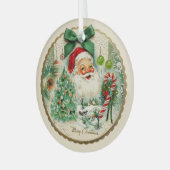 Nostalgische Kitschmas Glas Ornament (Voorkant links)