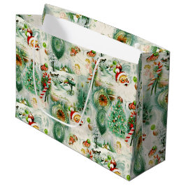 Nostalgische Kitschmas  Groot Cadeauzakje