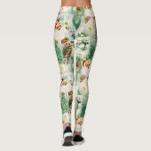 Nostalgische Kitschmas Leggings (Achterkant)