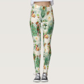Nostalgische Kitschmas Leggings (Voorkant)