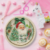 Nostalgische Kitschmas  Papieren Bordje (Feest)