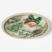 Nostalgische Kitschmas  Papieren Bordje (Gekanteld)