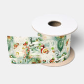 Nostalgische Kitschmas  Satijnen Lint (Spoel)