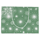 Nostalgische Kitschmas Sterren Groot Cadeauzakje (Achterkant)