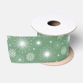 Nostalgische Kitschmas-sterren Satijnen Lint