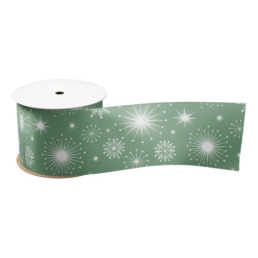 Nostalgische Kitschmas-sterren Satijnen Lint (Spoel)