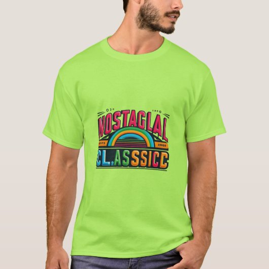 Nostalgische klassieker t-shirt (Voorkant)
