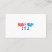 Nostalgische klassieker visitekaartje (Achterkant)