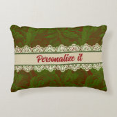 Nostalgische klassieker William Morris Patroon Vak Accent Kussen (Voorkant)