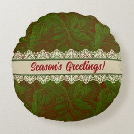 Nostalgische klassieker William Morris Patroon Vak Rond Kussen