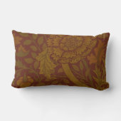 Nostalgische klassieker William Morris Red Holiday Kussen (Achterkant)