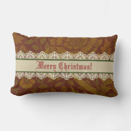 Nostalgische klassieker William Morris Red Holiday Kussen