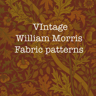 Nostalgische klassieker William Morris Red Holiday Kussen