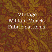 Nostalgische klassieker William Morris Red Holiday Kussen