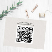 Nostalgische krant bruiloft RSVP Kaart