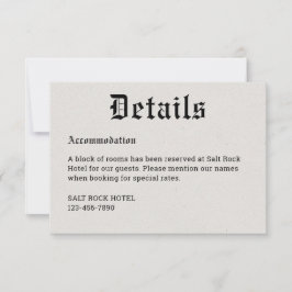 Nostalgische Kranten Details Bijlagekaart RSVP Kaartje
