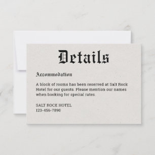 Nostalgische Kranten Details Bijlagekaart RSVP Kaartje