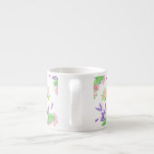 Nostalgische lavendel, roze rozen, Mock Oranje Espresso Kop (Achterkant)