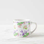 Nostalgische lavendel, roze rozen, Mock Oranje Espresso Kop (Rechts)