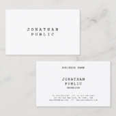 Nostalgische look Elegant Eenvoudige Sjabloon Retr Visitekaartje (Voorkant / Achterkant)