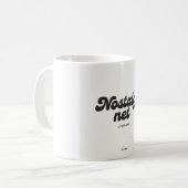 Nostalgische Net Koffiemok (Voorkant links)