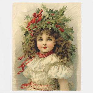 Nostalgische Noel Classic Kerstdeken Fleece Deken