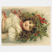 Nostalgische Noel Classic Kerstdeken Fleece Deken (Voorkant (Horizontaal))