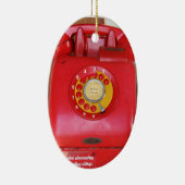  Nostalgische Oude Klassieke Telefoon van de Retro Keramisch Ornament (Rechts)