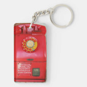  Nostalgische Oude Klassieke Telefoon van de Retro Sleutelhanger (achterkant)