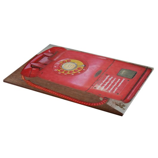  Nostalgische Oude Klassieke Telefoon van de Retro Snijplank (Hoek)