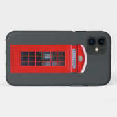 Nostalgische Pay Phone Box hoesje Nederland (Achterkant (horizontaal))