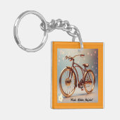 Nostalgische pedalen sleutelhanger (Voorkant Links)
