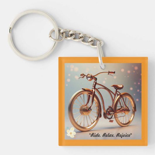 Nostalgische pedalen sleutelhanger (Voorkant)