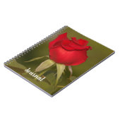 Nostalgische Red Rose Journal-Notitieboek Notitieboek (Linkerzijde)