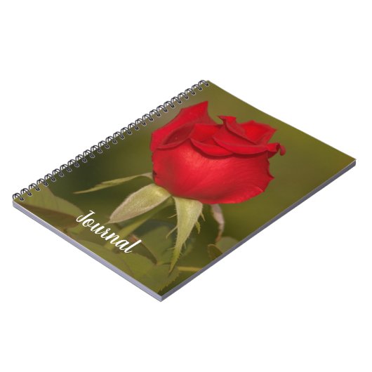 Nostalgische Red Rose Journal-Notitieboek Notitieboek (Linkerzijde)