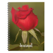 Nostalgische Red Rose Journal-Notitieboek Notitieboek (Voorkant)