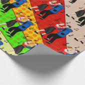 Nostalgische Retro 1950-stijl Cadeaupapier (Hoek)