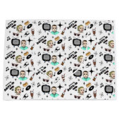 Nostalgische Retro 1950-stijl Groot Cadeauzakje (Voorkant)