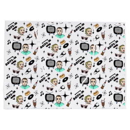 Nostalgische Retro 1950-stijl Groot Cadeauzakje