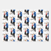 Nostalgische Retro 1950-stijl Inpakpapier Vel (Voorkant)