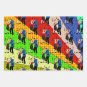 Nostalgische Retro 1950-stijl Inpakpapier Vel (Voorkant)