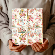 Nostalgische Retro Santa Claus-Christmas in Cream