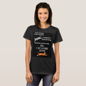 Nostalgische Retro "THE CAT LOVER ZONE" T-shirt (Voorkant volledig)