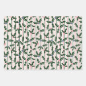 Nostalgische Retro vakantie Inpakpapier Vel (Voorkant)