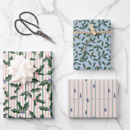 Nostalgische Retro vakantie Inpakpapier Vel