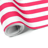 Nostalgische rode witte streep klassieke kerst cadeaupapier (Rol Hoek)