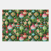 Nostalgische roman: Elfen en Ornamenten Inpakpapier Vel (Voorkant)