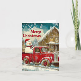 nostalgische roman feestdagen kaart