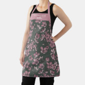 Nostalgische Roze Bloemige Beste Moeder Ooit Aange Schort (Insitu)