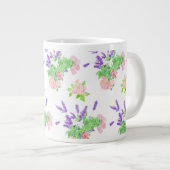 Nostalgische roze rozen, Mock Oranje Blossom, Lave Grote Koffiekop (Voorkant rechts)